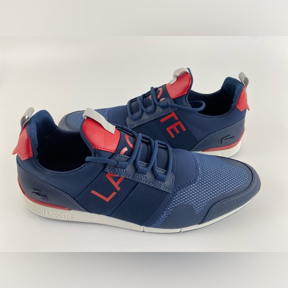 Lacoste Men's Menerva Elite 120 CMA Textile/Synthetic Sneakers, US Size 10 - Picture 13 of 15